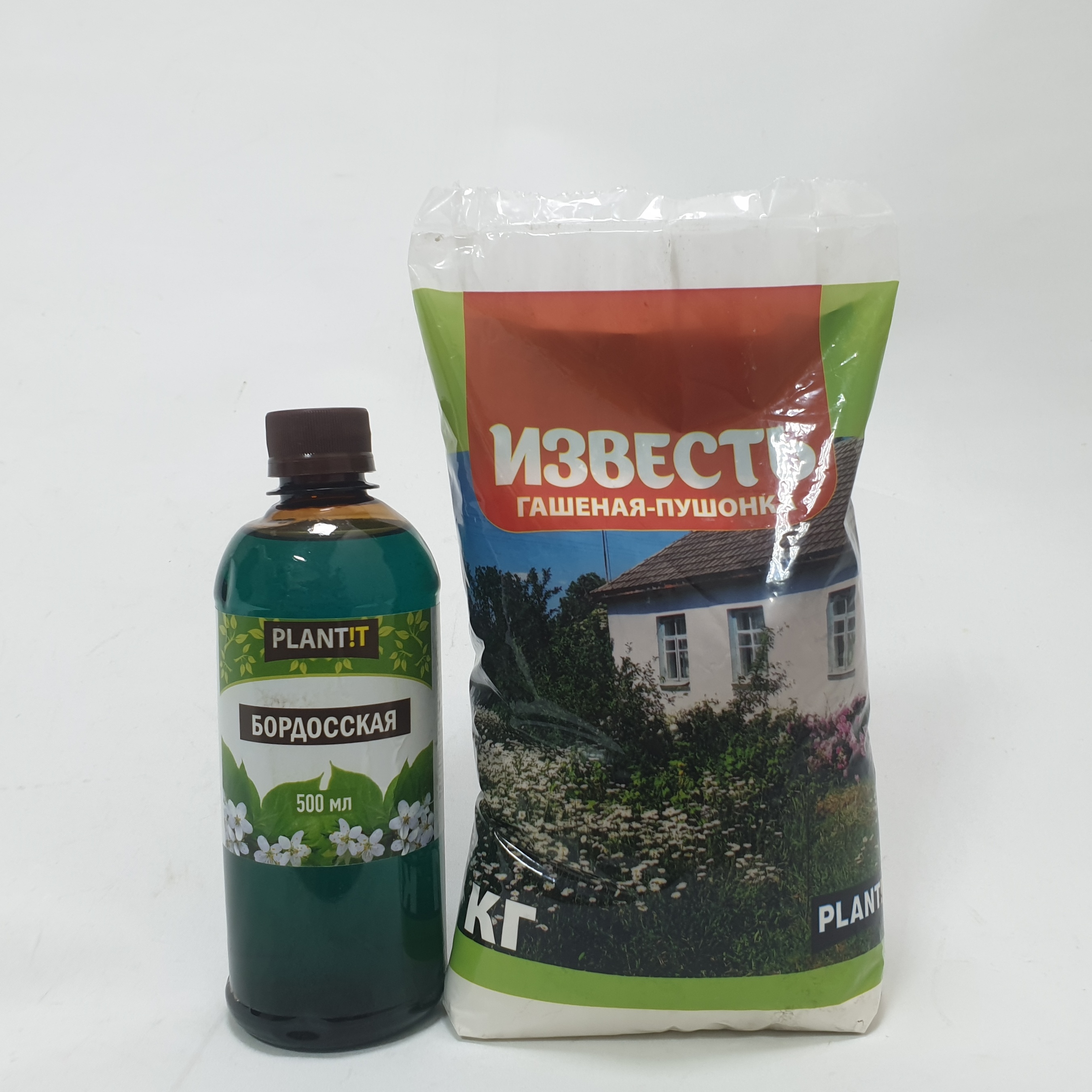 Набор Бордоская (Сульфат меди)0,5л +Известь 1кг PLANTIT 