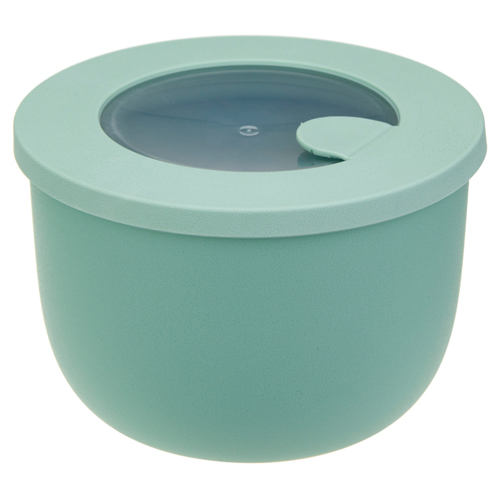 Миска 0,6л герметичная НЕО с клапаном для СВЧ Фисташка 1324 (16шт) (М-пласт)