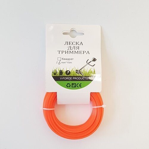 Леска SB19507-5 для тримера квадр 1,6мм*15м (Сиб Сад)(320шт)
