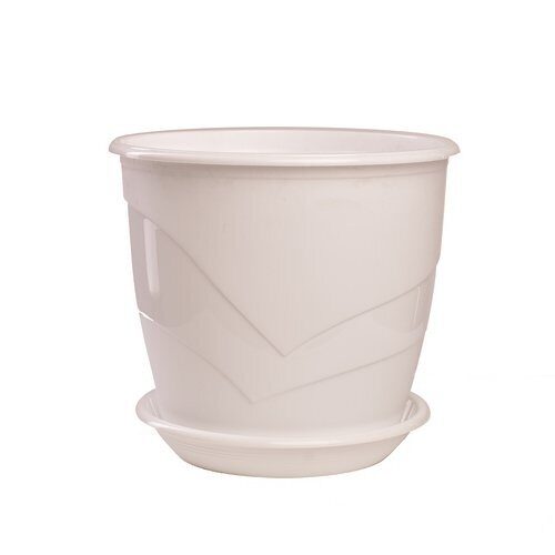 Венеция 2л белый с поддоном д16см (5Р)(28шт)