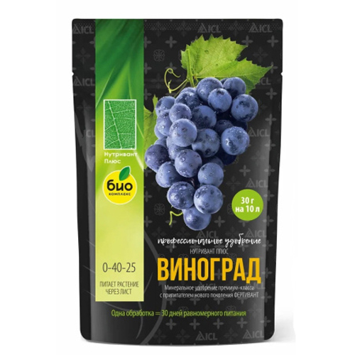 Нутривант Плюс Виноград NPK: 0-40-25 150г (Биокрмплекс)