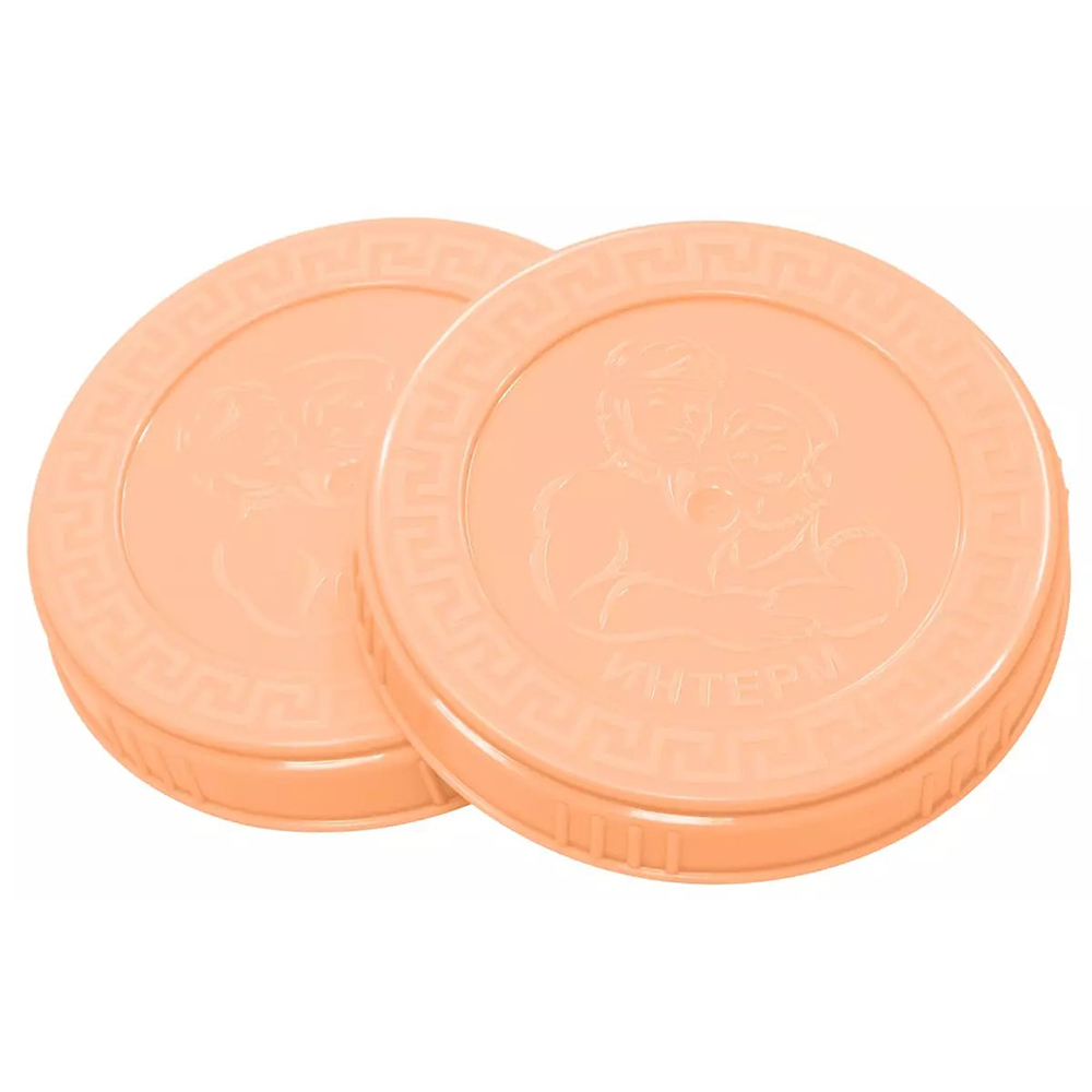 Крышка винтовая 82мм персиковая Д1131 1шт (Интерм)