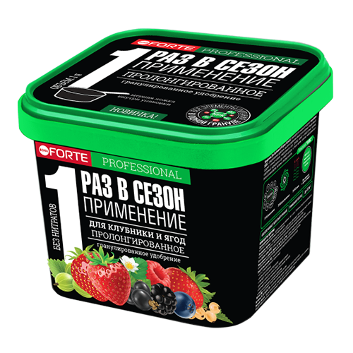 Бона Форте 1л ВЕДРО Клубника и ягода с кремнием пролонгированное (БФ)(12шт)