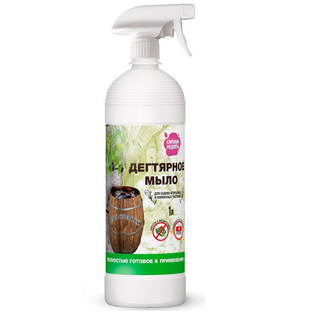 Мыло Дегтярное с распылителем 1л (Биотехнологии)(8шт)