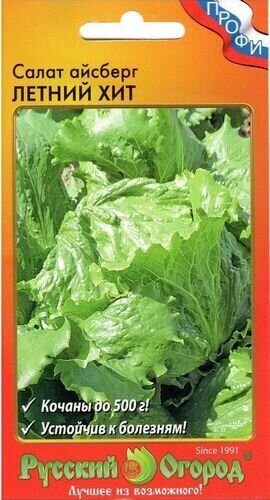 Салат айсберг кочанный Летний Хит ПРОФИ 0,3г (НК)