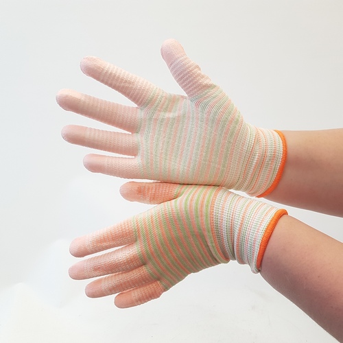 Перчатки 4 Чистые руки оранжевые SB37124-7 (Сиб Сад)(12шт) 