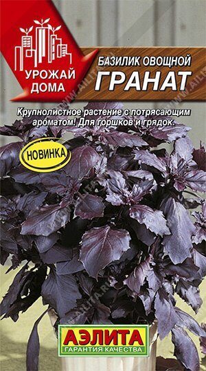 Базилик Гранат 0,1г (Аэлита)