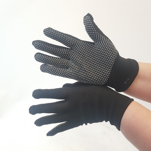 Перчатки 5 Чистые руки тонкие серые SBSO-173 (12шт) (Сиб Сад)