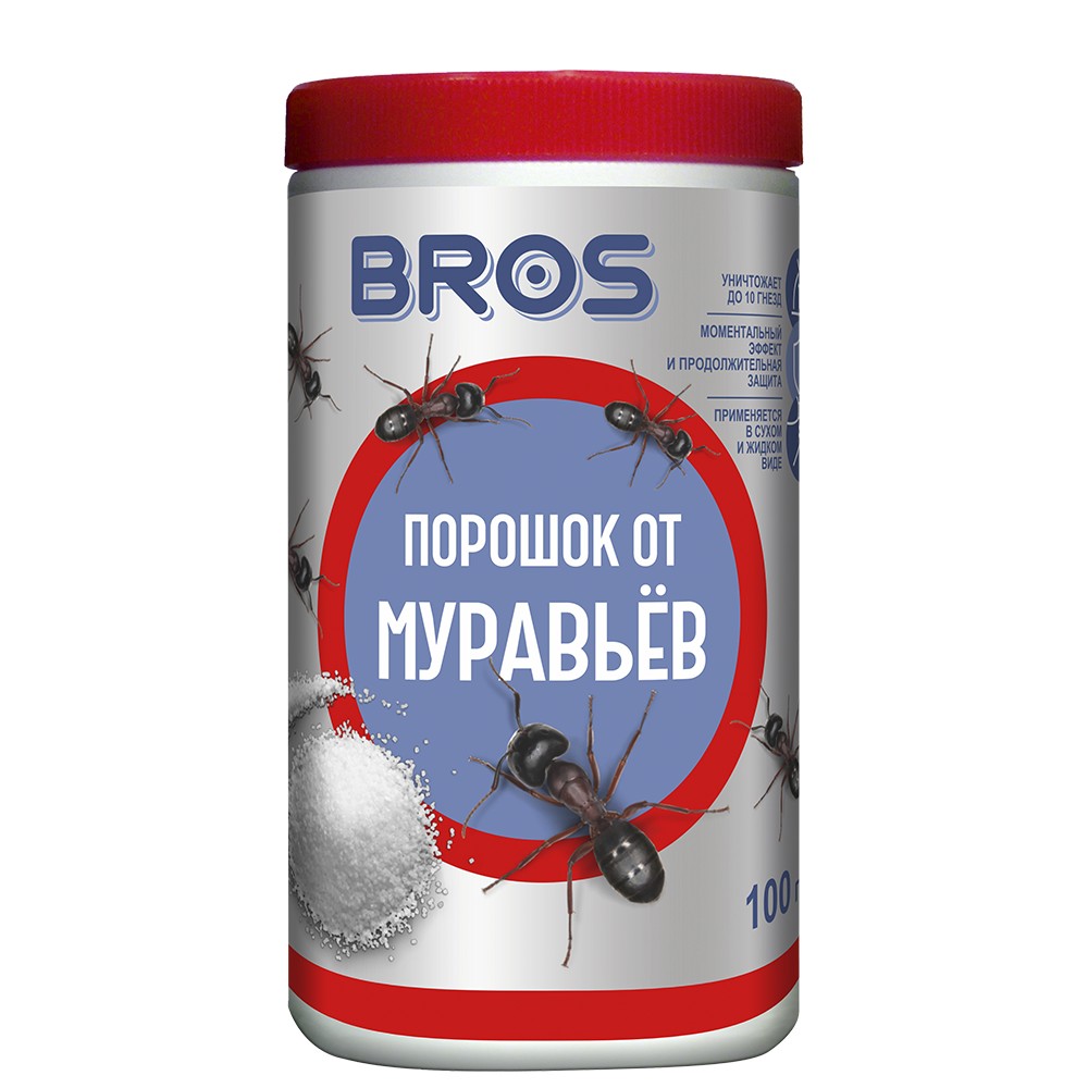 Брос Порошок от муравьёв 100гр (18шт)