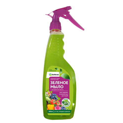 Мыло Зеленое 500мл с распылит с экстр пихты (БиоМастер)(18шт)
