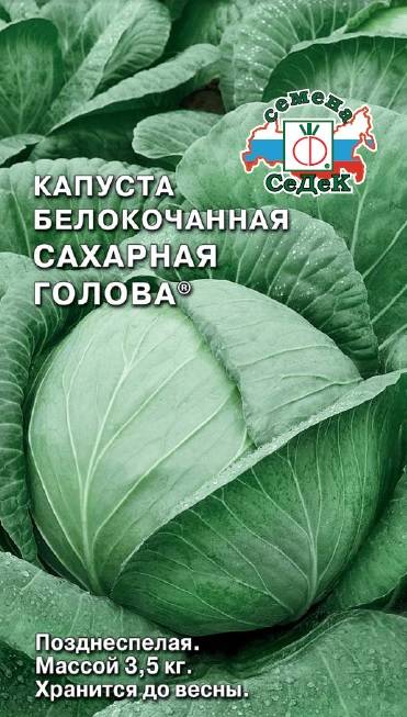 Капуста белокочанная Сахарная Гора F1 0,05г (Седек)