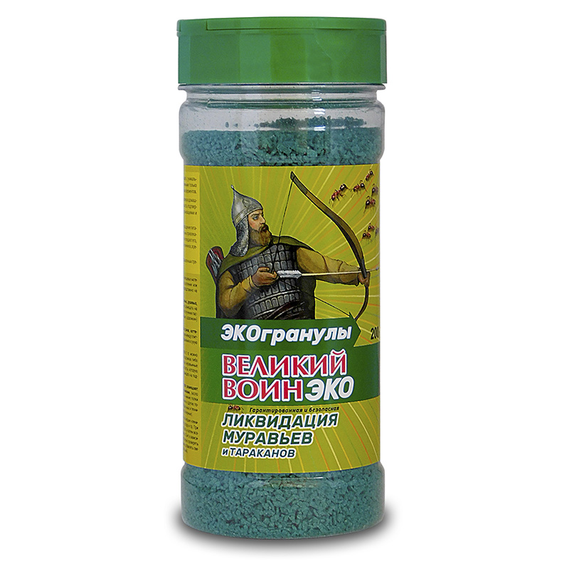 Великий Воин 200г Эко гранулы от муравьев (Ваше хоз)(18шт)
