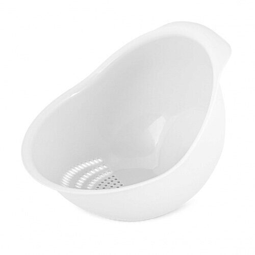 Дуршлаг для промывания крупы белый (Альтерн)(8шт) 