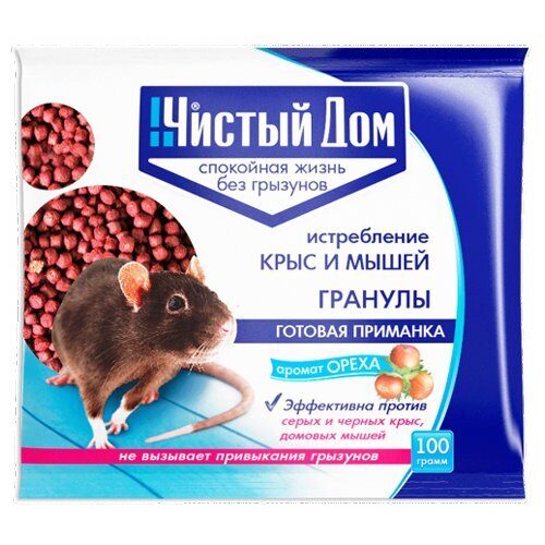 Чистый Дом гранулы 125г с зап ореха (ТехноЭксп)(50шт)