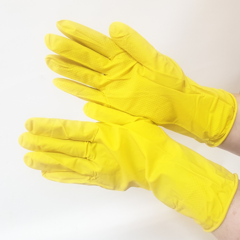 Перчатки латексные хозяйственные XL (12шт) (СК-Маркет)