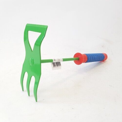 Мотыжка комбинированная 3 зуба противоскользящая ручка №637ПЛ (Усолкин)(40шт)