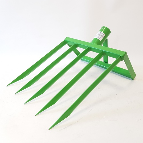 Вилы копальные 5-и зубые с опорой сварные из полосы 255*150*260 №53 (Усолкин)(2шт)