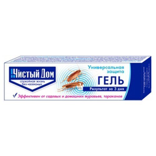 Гель Чистый Дом 35мл мурав тарак туба (ТехноЭкспорт)(40шт)