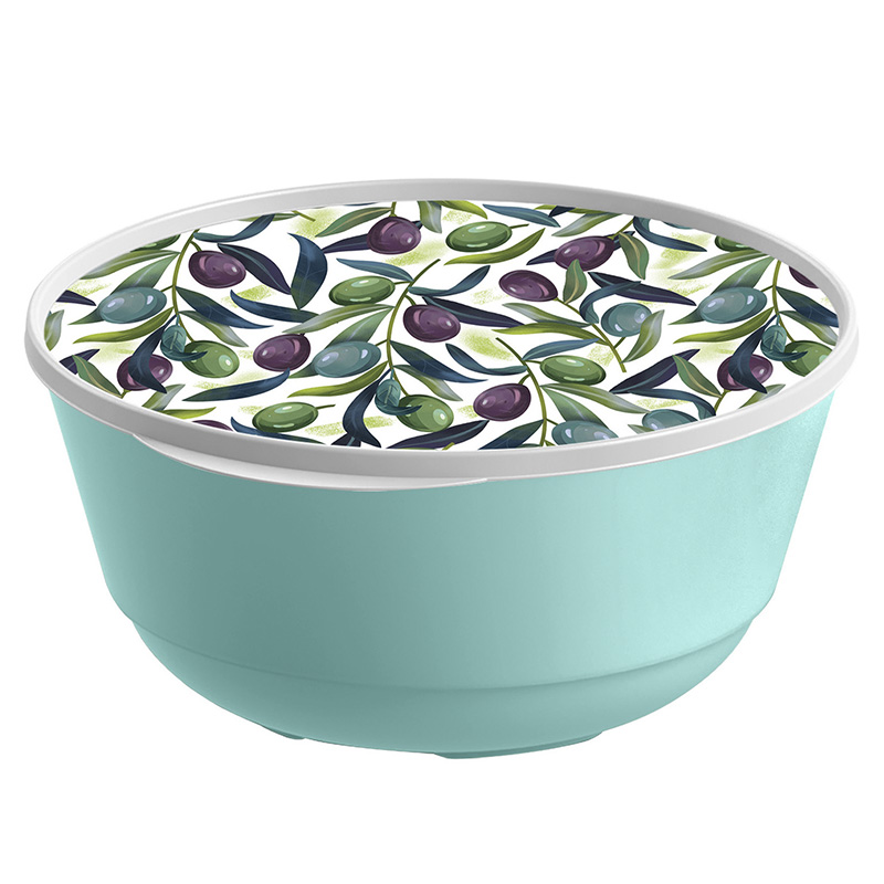 Миска 2л Бергамо с/кр Зеленый (20шт)