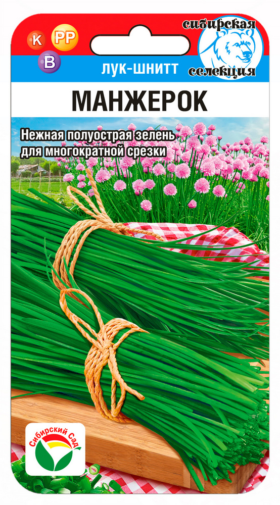 Лук шнитт Манжерок 0,5г (Сиб Сад)