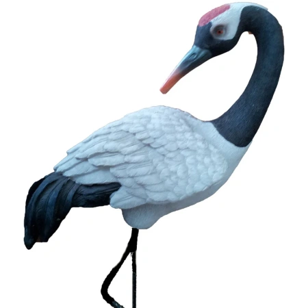 Садовая фигура Журавль с загнутой шеей 10117 (60см) (ВПС)