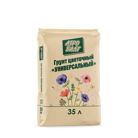 Агробалт Грунт 35л цветочный (39шт)