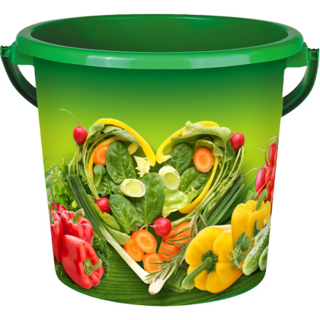 Ведро 5л пласт Зеленая грядка (ВМС)(10шт) 