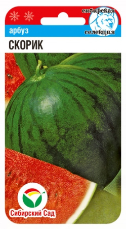 Арбуз Скорик 5шт (Сиб сад)